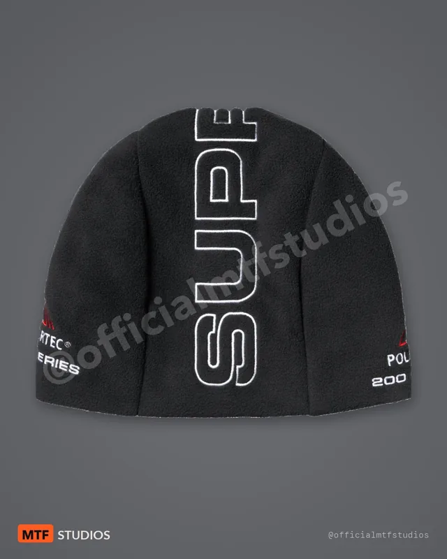 Supreme Polartec Beanie (FW26) — Black — One Size — Brand New