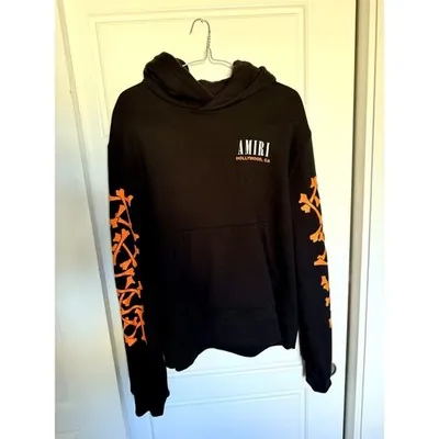 AMIRI "Hollywood, CA" Bones Popover Hoodie