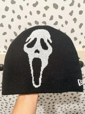 Supreme New Era Ghostface Beanie, Black, SS26