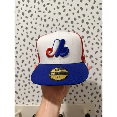 New Era 59FIFTY Montreal Expos Cooperstown Wool pinwheel, gr